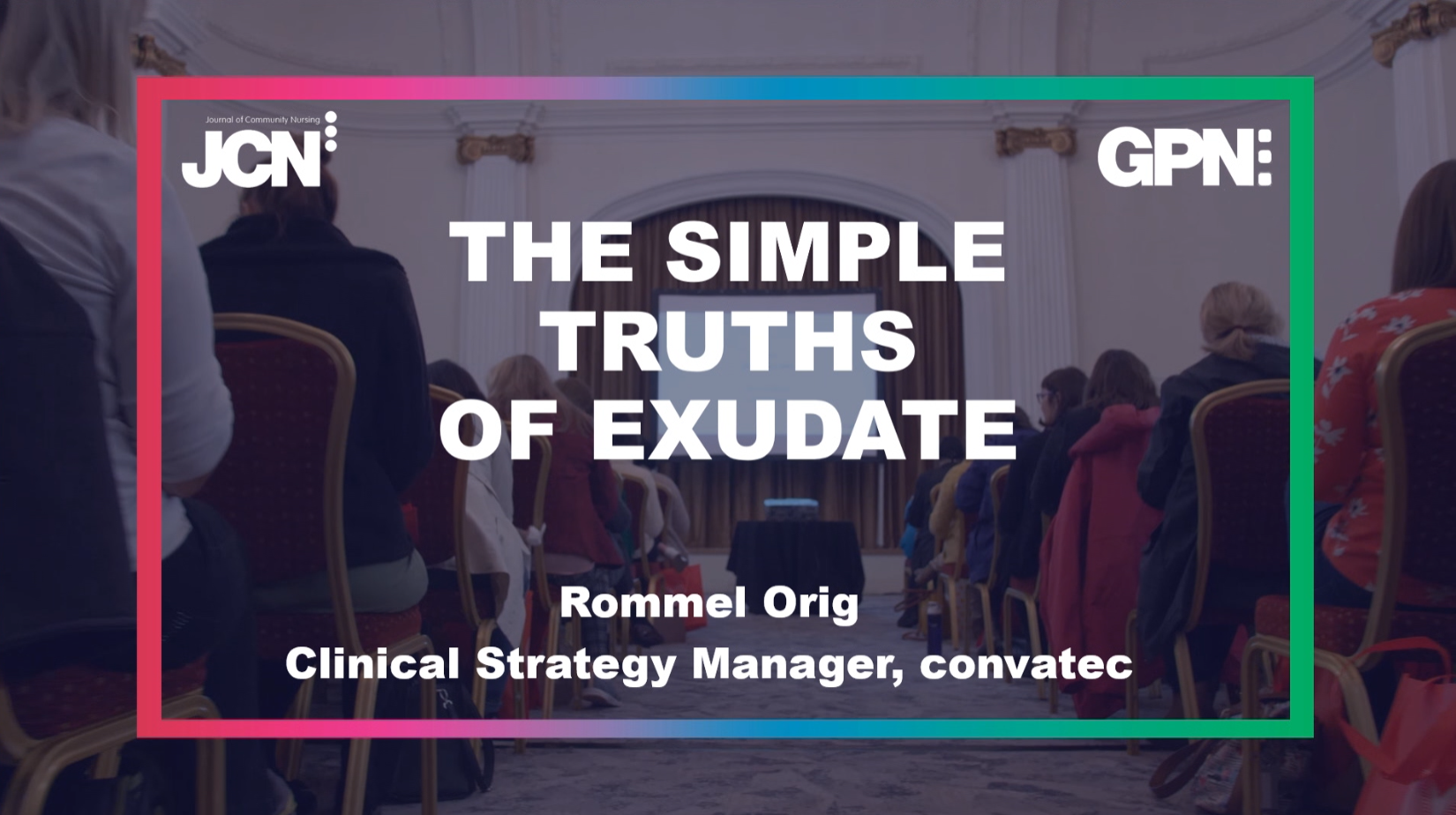 The simple truths of exudate (JCN Roadshows 2022)