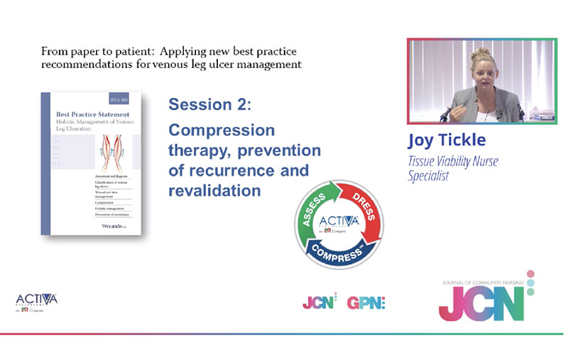 Compression therapy, prevention of recurrence and revalidation