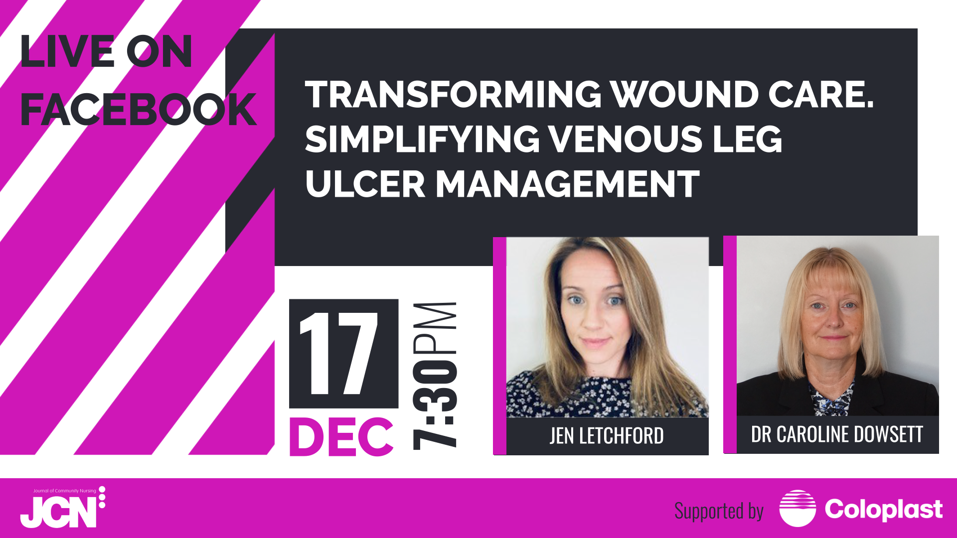 Facebook Live: Transforming wound care. Simplifying venous leg ulcer management