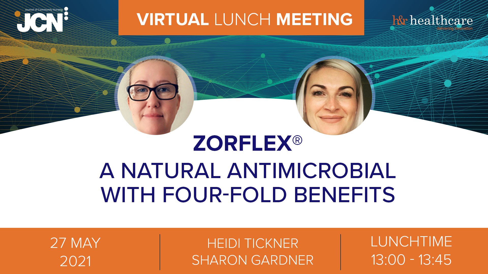 Virtual Lunch Meeting: Zorflex<sup>®</sup> - a natural antimicrobial with four-fold benefits