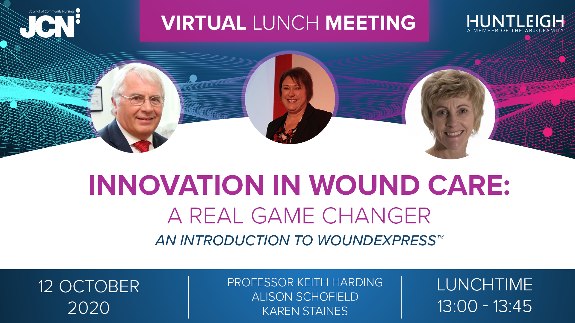 Virtual Lunch Metting: Innovation in wound care - a real game changer. An introduction to Wound Express