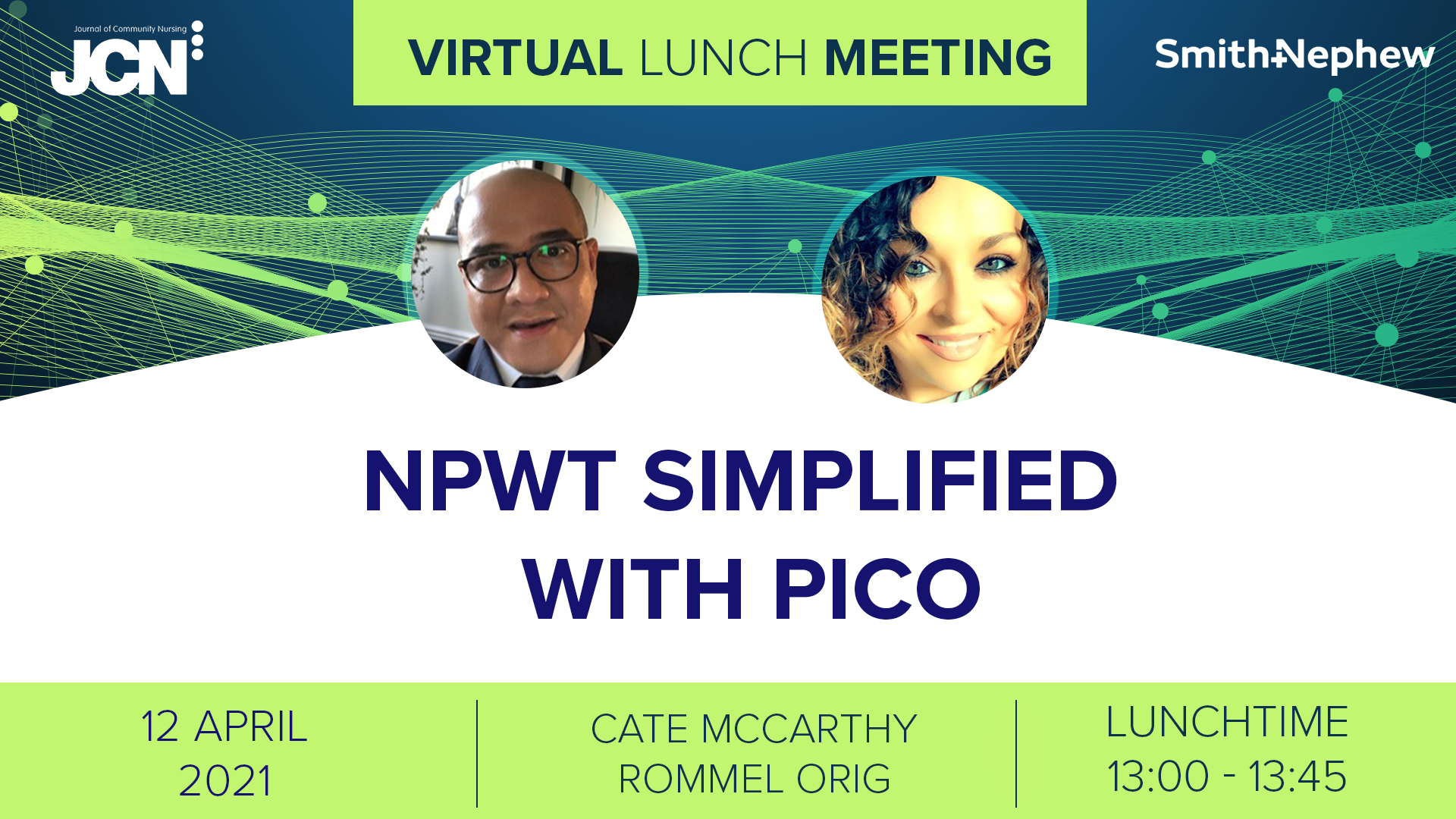 Virtual Lunch Meeting: NPWT simplified with PICO