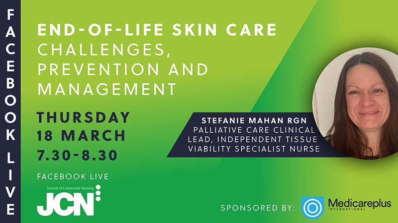 Facebook Live: End-of-life skin care - challenges, prevention and management