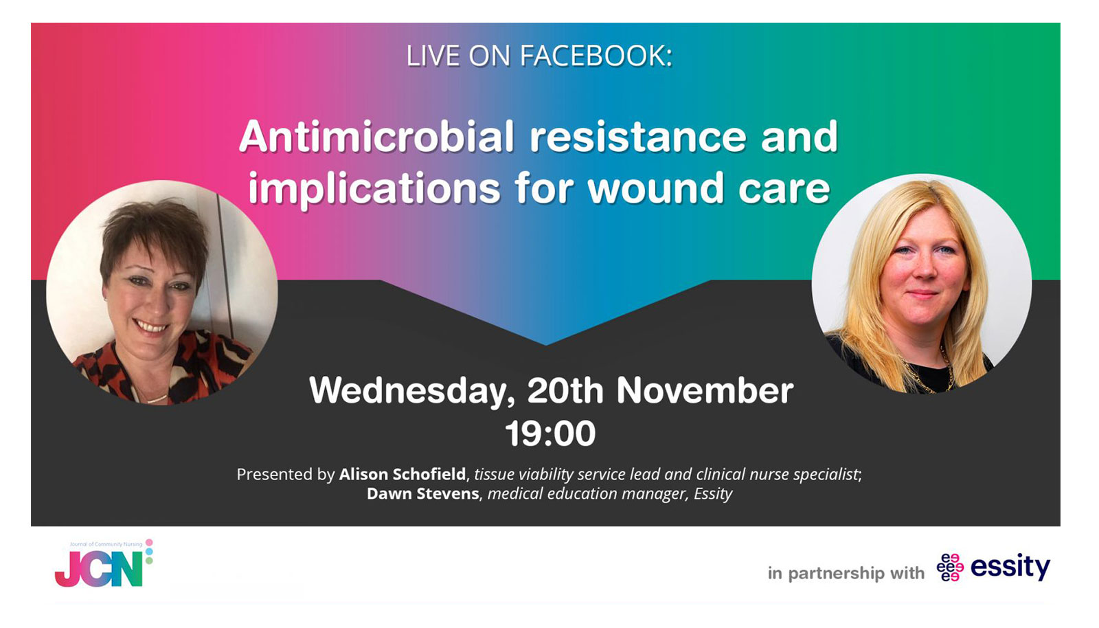 Facebook Live: Antimicrobial resistance and implications for wound care