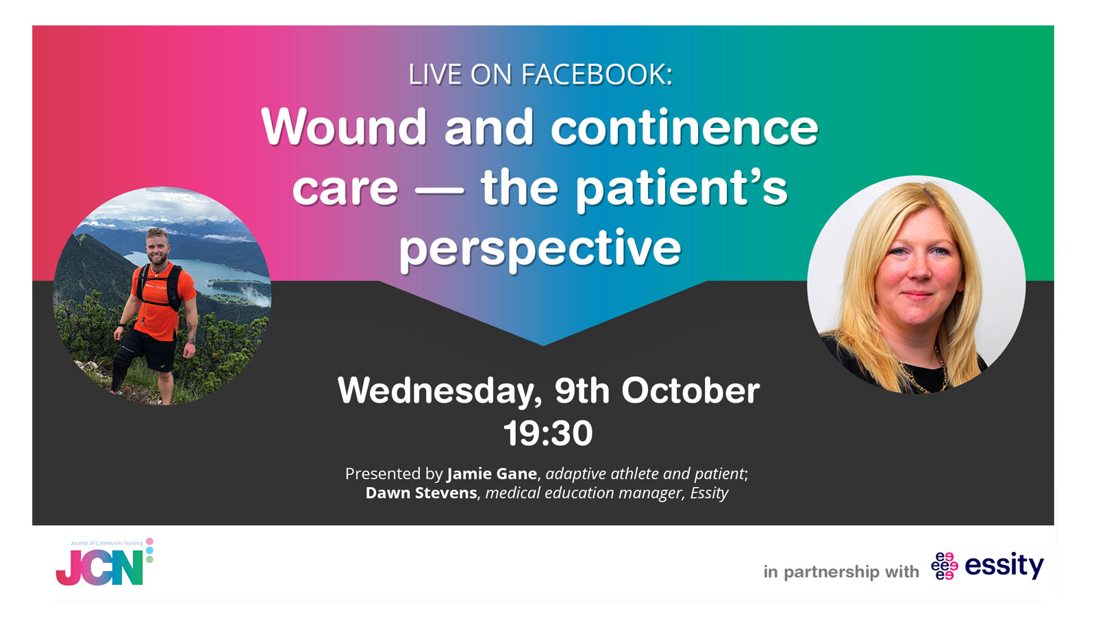 Facebook Live: Wound and continence care: A patient's perspective