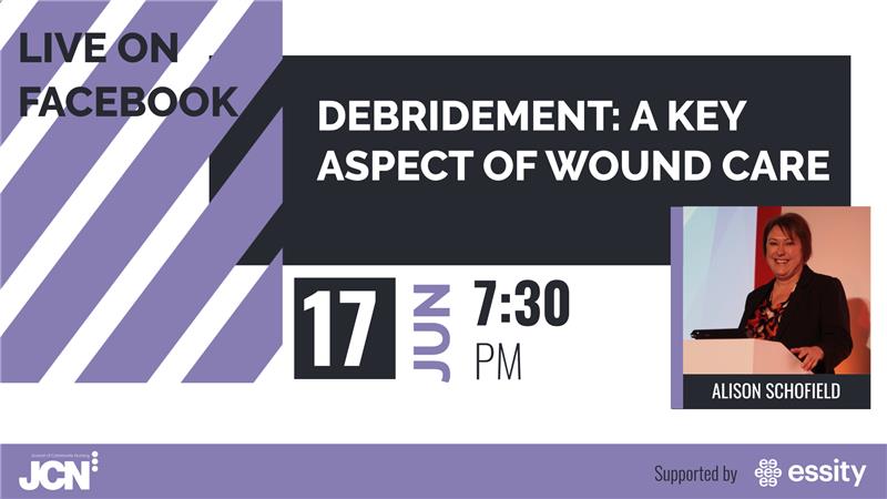 Facebook Live: Debridement: a key aspect of wound care