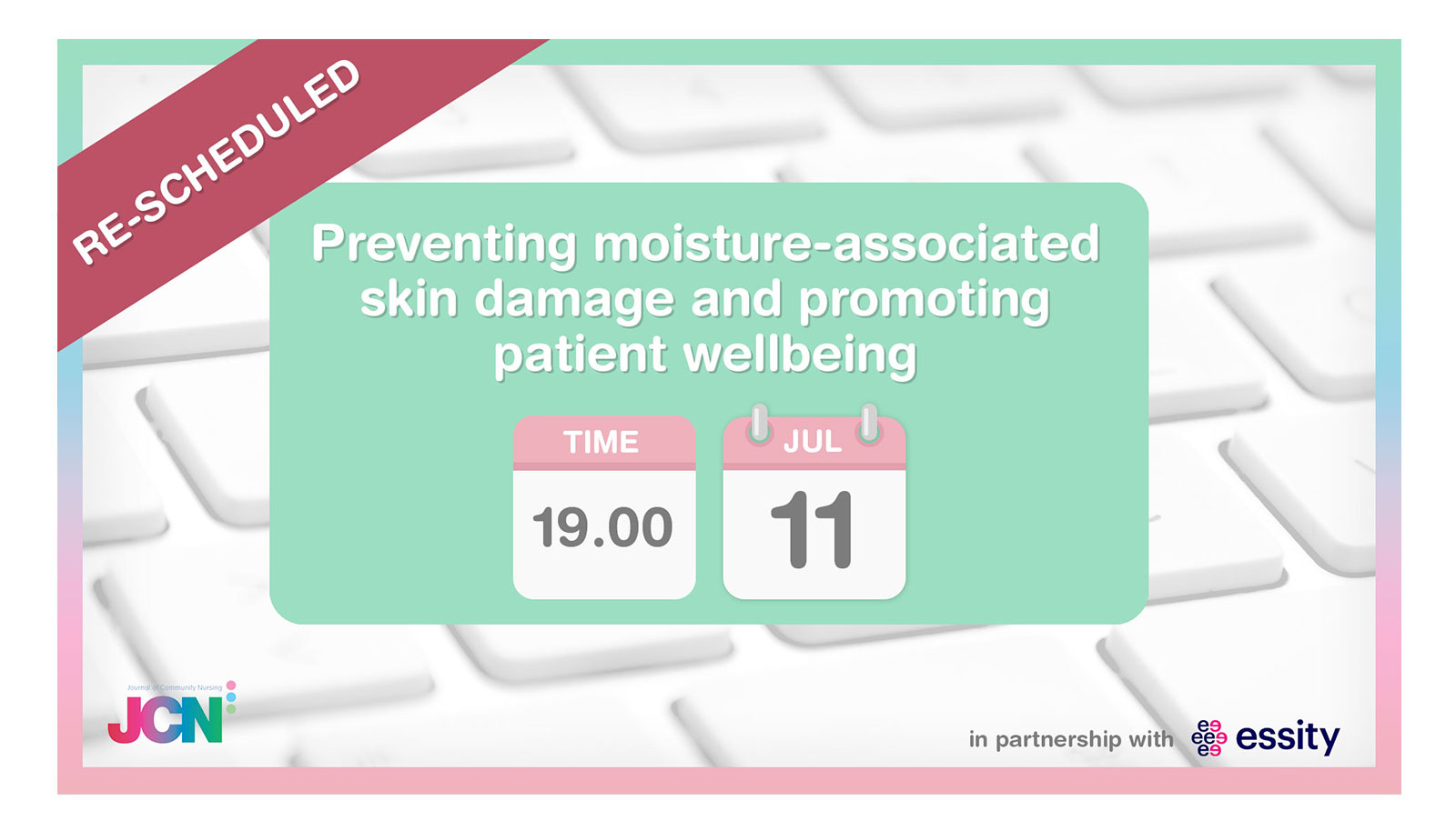 Facebook Live: Preventing moisture-associated skin damage and promoting patient wellbeing