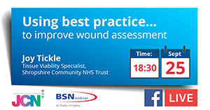 Facebook Live: Using best practice to improve wound assessment