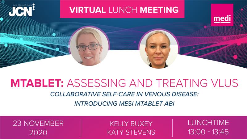 Virtual Lunch Meeting: mTABLET: assessing and treating VLUs