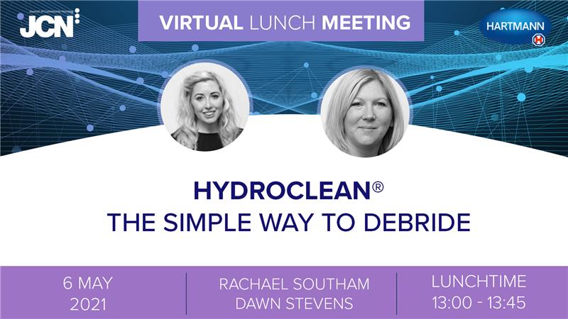 Virtual Lunch Meeting: HydroClean<sup>®</sup> the simple way to debride