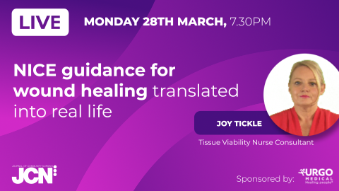 Facebook Live: NICE Guidance for Wound Healing Translated into Real Life