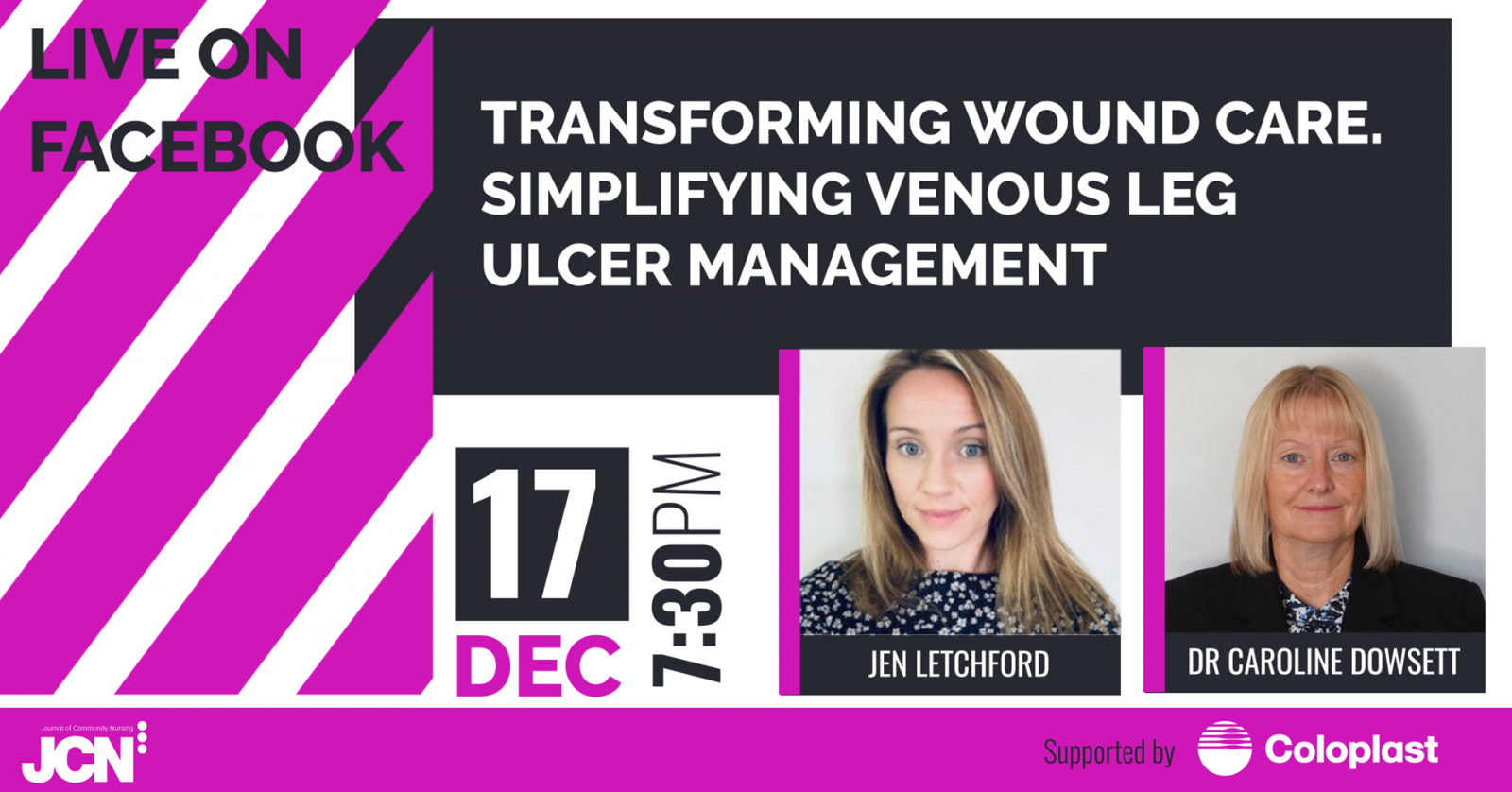 Facebook Live: Transforming wound care. Simplifying venous leg ulcer management - Slides