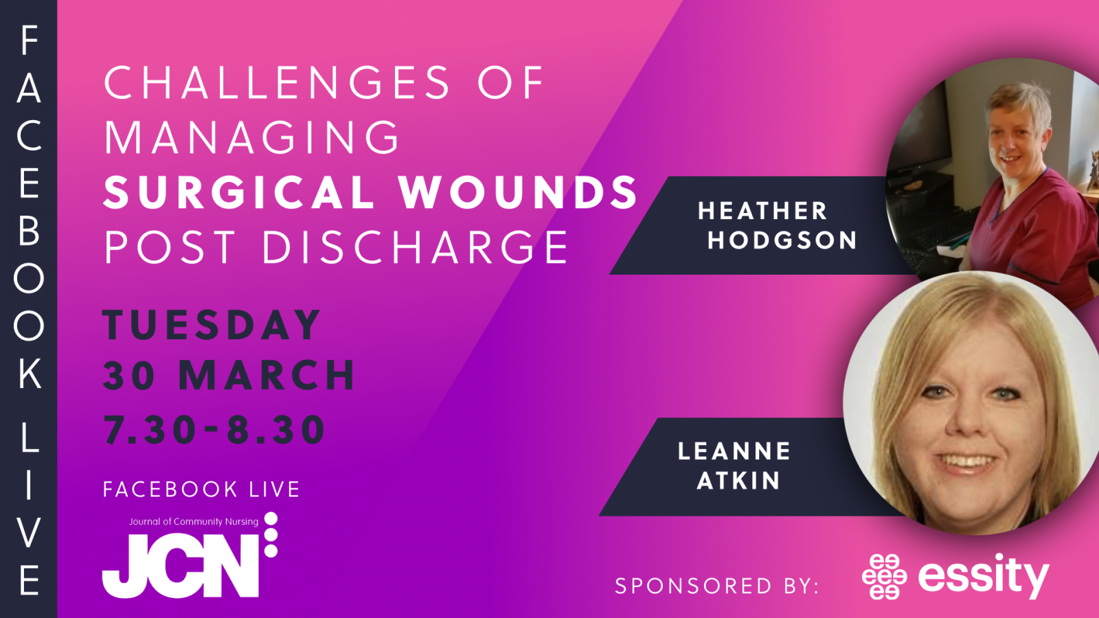 Facebook Live: Challenges of managing surgical wounds post discharge: Video