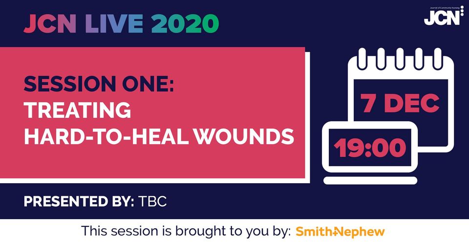 Resource image for: JCN Live 2020 - Treating hard to heal wounds - Slides