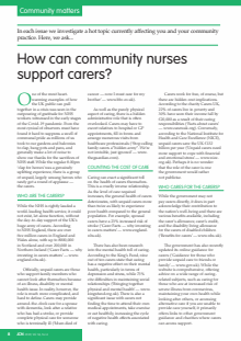 Journal of Community Nursing (JCN)