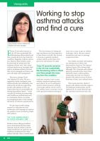 Working to stop asthma attacks and find a cure