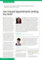 Are missed appointments sinking the NHS?