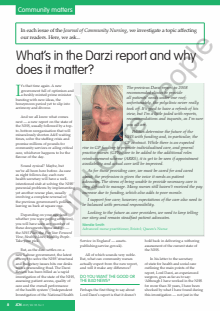 What’s in the Darzi report and why does it matter?