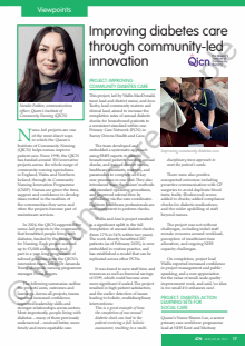 Improving diabetes care through community-led innovation
