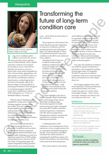 Transforming the future of long-term condition care