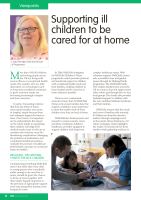 Supporting ill children to be cared for at home