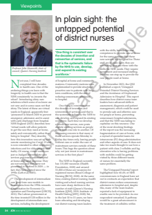 In plain sight: the untapped potential of district nurses