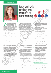 Back on track: tackling the problem of toilet training