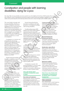 Journal of Community Nursing (JCN)