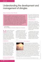 Understanding the development and management of shingles
