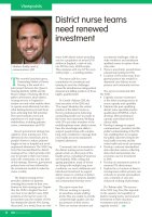 District nurse teams need renewed investment