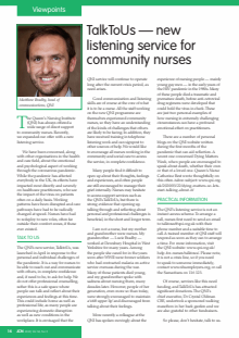 Journal of Community Nursing (JCN)