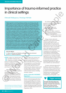 Journal of Community Nursing (JCN)