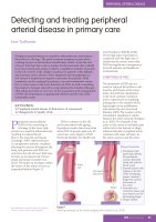 Detecting and treating peripheral arterial disease in primary care