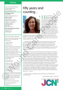 Journal of Community Nursing (JCN)