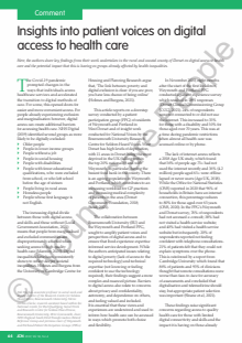 Journal of Community Nursing (JCN)