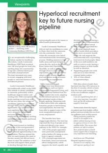 Hyperlocal recruitment key to future nursing pipeline