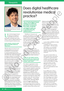 Does digital healthcare revolutionise medical practice?