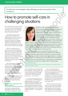 Journal of Community Nursing (JCN)