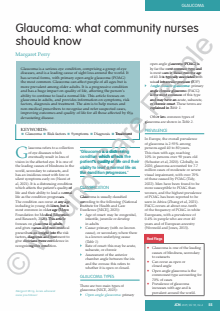 Journal of Community Nursing (JCN)