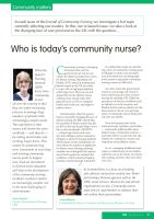 Journal of Community Nursing (JCN)