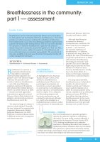 Breathlessness in the community: part 1 - assessment