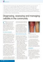 Diagnosing, assessing and managing cellulitis in the community