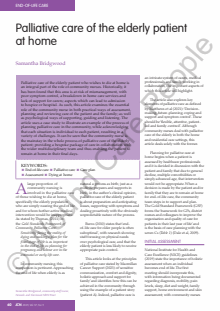 Journal of Community Nursing (JCN)