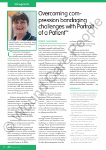 Overcoming compression bandaging challenges with Portrait of a Patient™
