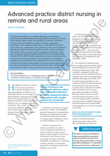 Journal of Community Nursing (JCN)