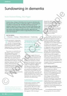 Journal of Community Nursing (JCN)