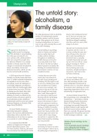The untold story: alcoholism, a family disease