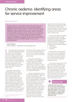Chronic oedema: identifying areas for service improvement