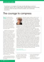 The courage to compress