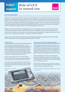 Role of UCS in wound care